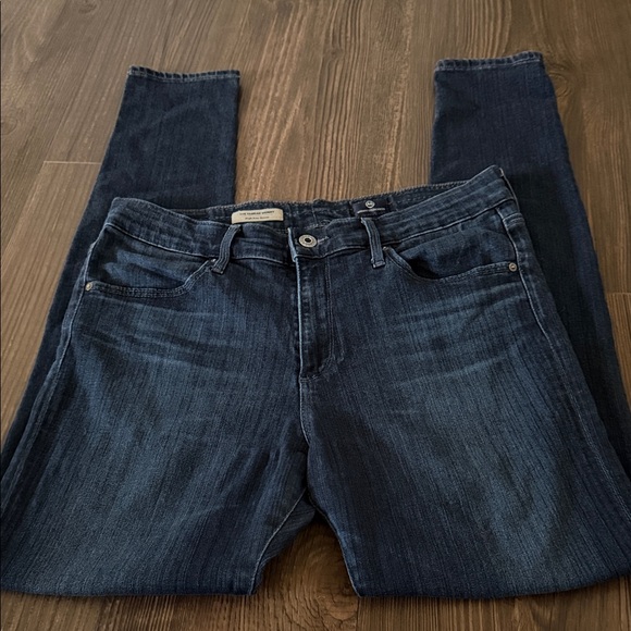 Ag Adriano Goldschmied Denim - AG Adriano Goldschmied Deep Indigo The Farrah Skinny High Rise